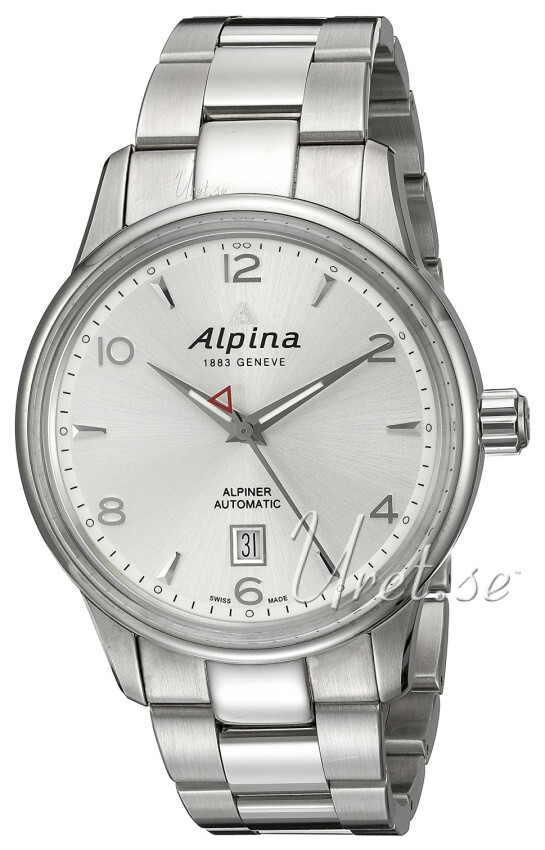 Alpina Alpiner Herrklocka AL-525S4E6B Silverfärgad/Stål Ø41.5 mm - Alpina