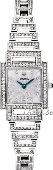 Bulova Crystal Damklocka 96L140 Silverfärgad/Stål - Bulova