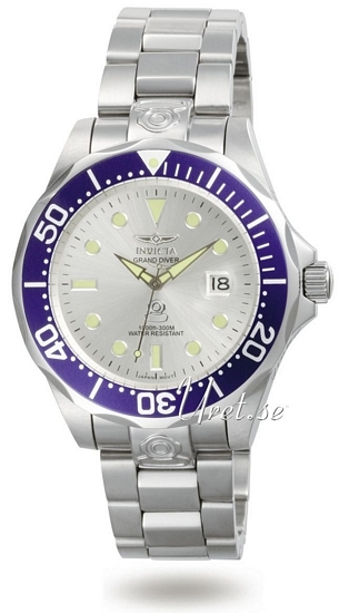 Invicta Pro Diver Herrklocka 3046 Silverfärgad/Stål Ø47 mm - Invicta