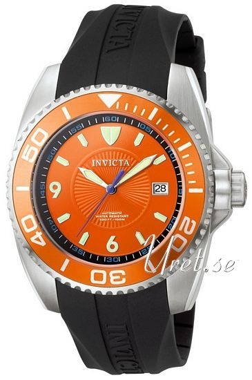 Invicta Pro Diver Herrklocka 6059 Orange/Gummi Ø45 mm - Invicta