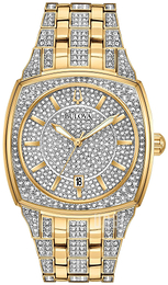 Bulova Dress Kristallinfattad/Gulguldtonat stål 98B323