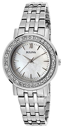 Bulova Crystal Silverfärgad/Stål Ø29 mm 98X111
