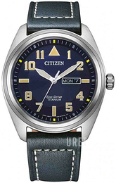 Citizen Eco Drive Blå/Läder Ø42 mm BM8560-45LE