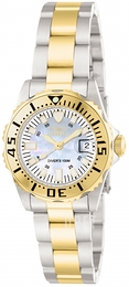 Invicta Pro Diver Vit/Gulguldtonat stål Ø30 mm 6895