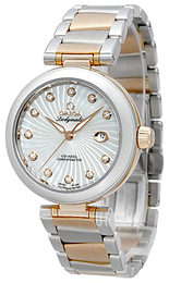 Omega De Ville Ladymatic Co-Axial 34mm Vit/18 karat roséguld Ø34 mm 425.20.34.20.55.001