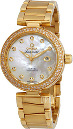Omega De Ville Ladymatic Co-Axial 34mm Vit/18 karat gult guld Ø34 mm 425.65.34.20.55.009