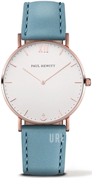 Paul Hewitt Sailor Line Silverfärgad/Läder Ø39 mm PH-6455208L
