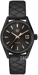 TAG Heuer Carrera Lady Svart/Läder Ø36 mm WBK1310.FC8257