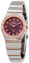 Omega Damklocka 131.25.25.60.60.002 Constellation Quartz 25mm Lila/18 - Omega