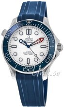 Omega Herrklocka 210.32.42.20.04.002 Seamaster Diver 300M Vit/Gummi - Omega