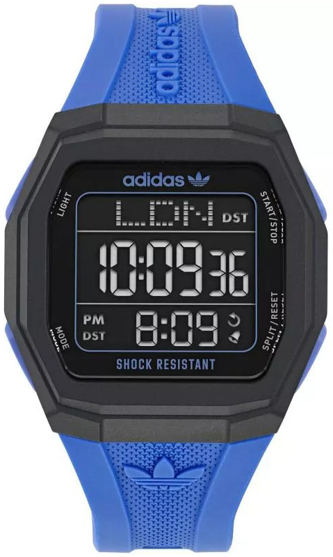 Adidas Herrklocka AOST24565 Tech One LCD/Gummi
