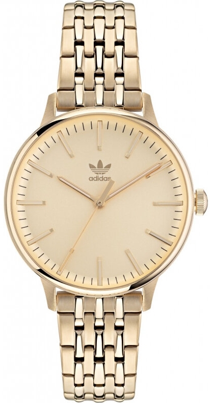 Adidas Damklocka AOSY22066 Code One Guldtonad/Guldtonat stål Ø35 mm - Adidas