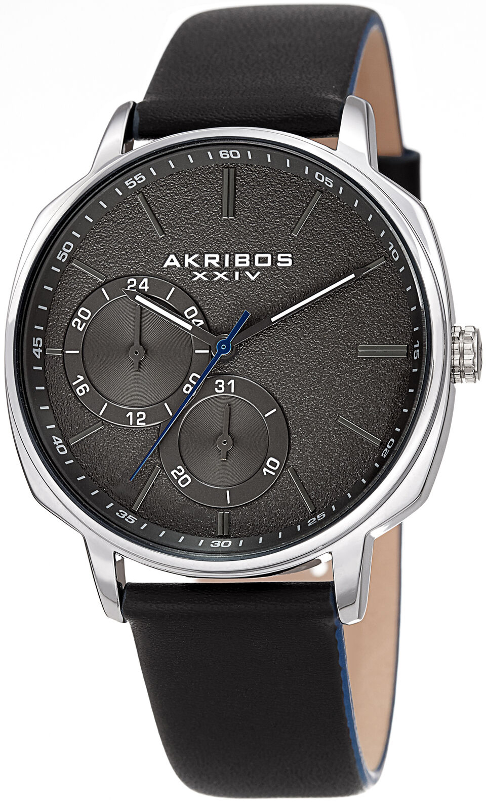 Akribos XXIV Herrklocka AK1022SSBK Multi-Function Svart/Läder Ø42 mm - Akribos XXIV