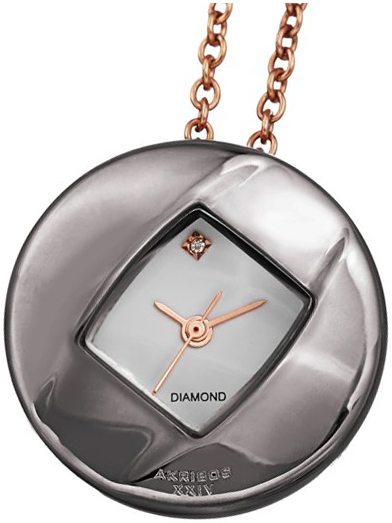 Akribos XXIV Damklocka AK1053GN Diamond Vit/Stål Ø28 mm - Akribos XXIV