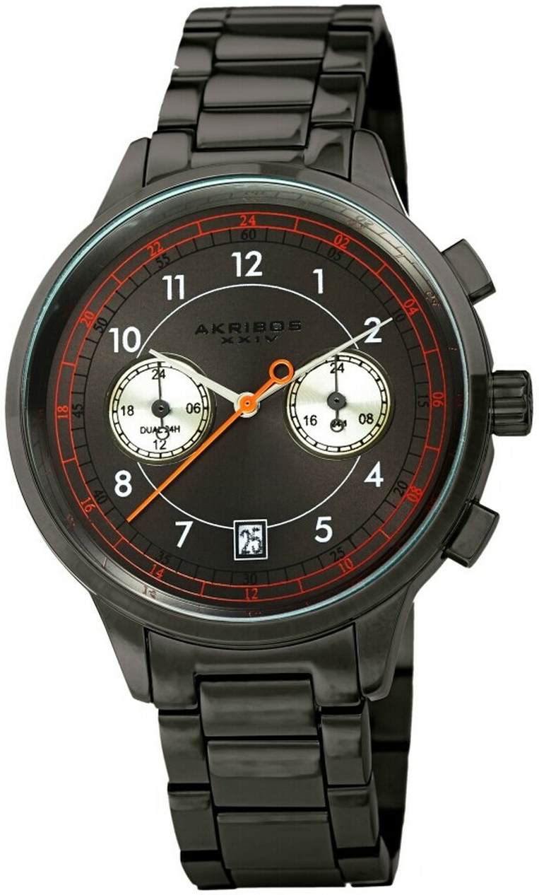 Akribos XXIV Herrklocka AK1071GN Multi-Function Grå/Stål Ø43 mm - Akribos XXIV