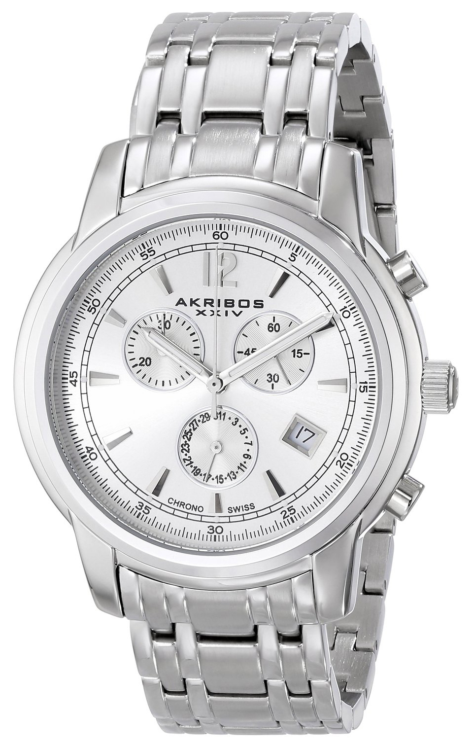 Akribos XXIV Herrklocka AK692SSW Ultimate Silverfärgad/Stål Ø42 mm - Akribos XXIV