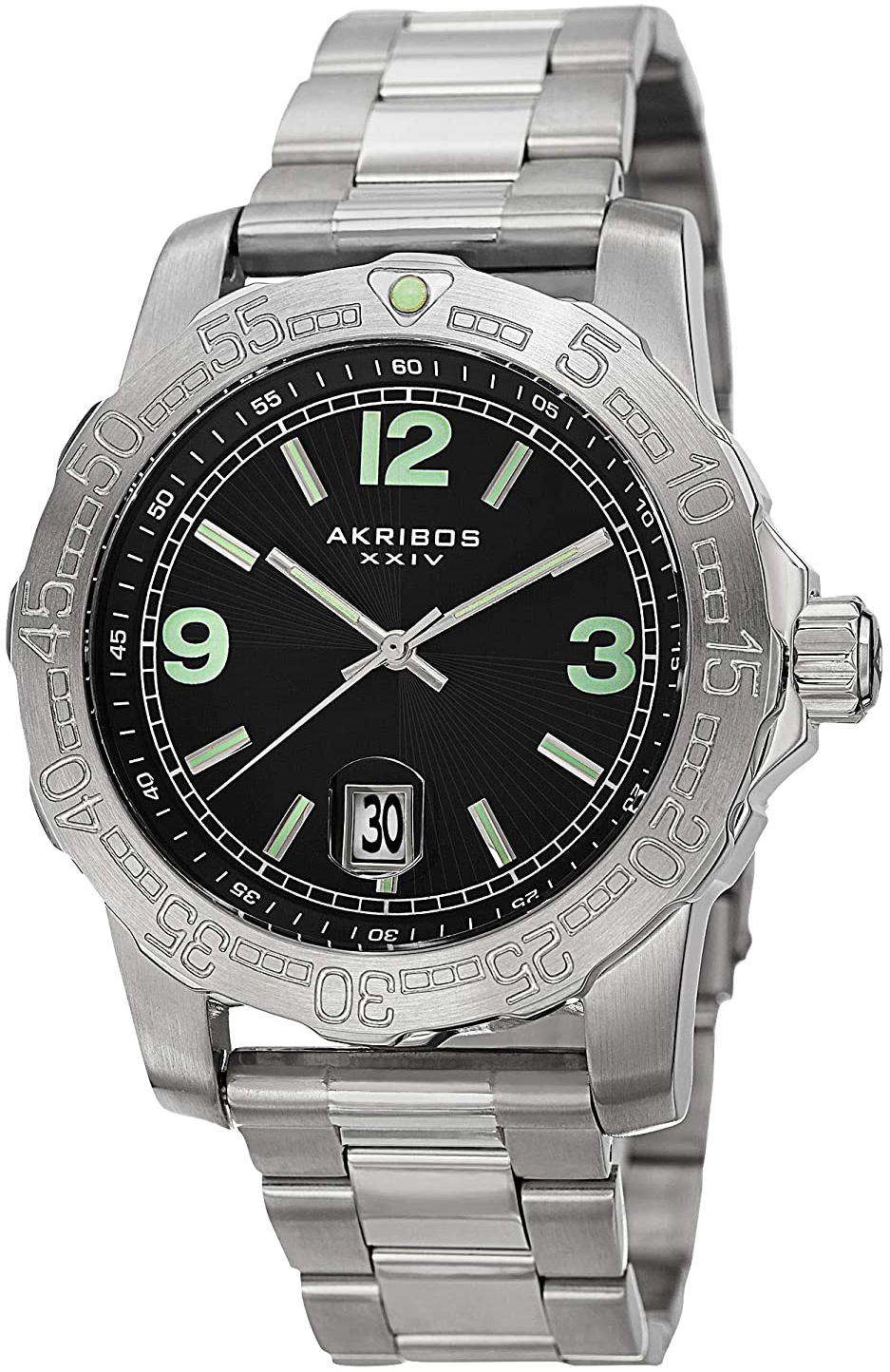 Akribos XXIV Herrklocka AK696SSB Essential Svart/Stål Ø46 mm - Akribos XXIV