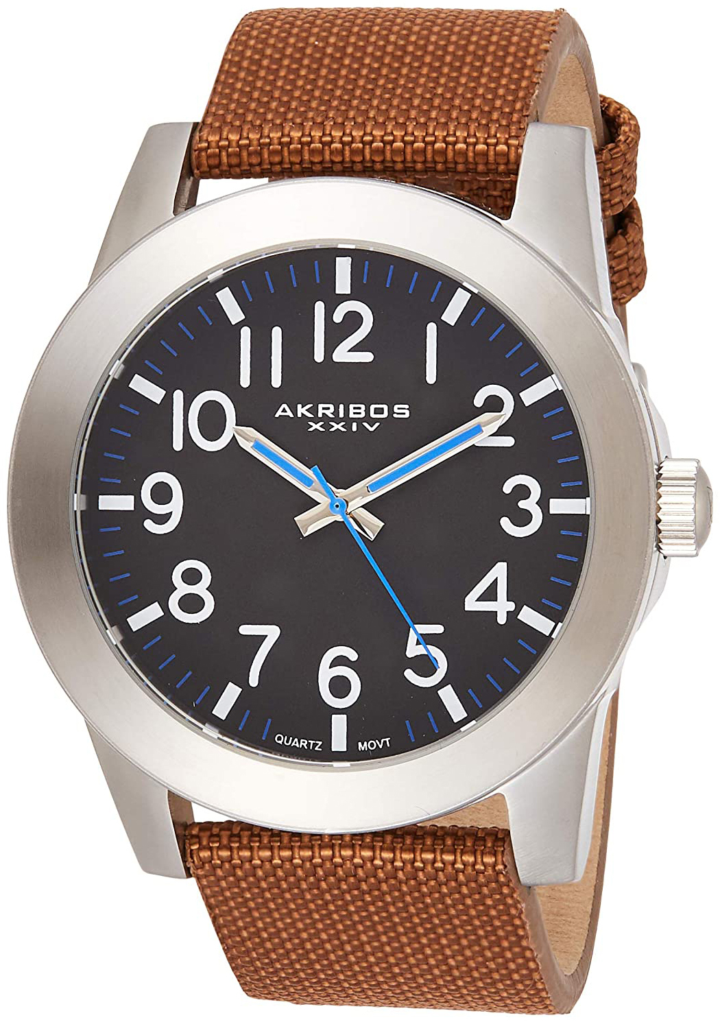 Akribos XXIV Herrklocka AK779SSBR Classic Svart/Läder Ø46 mm - Akribos XXIV