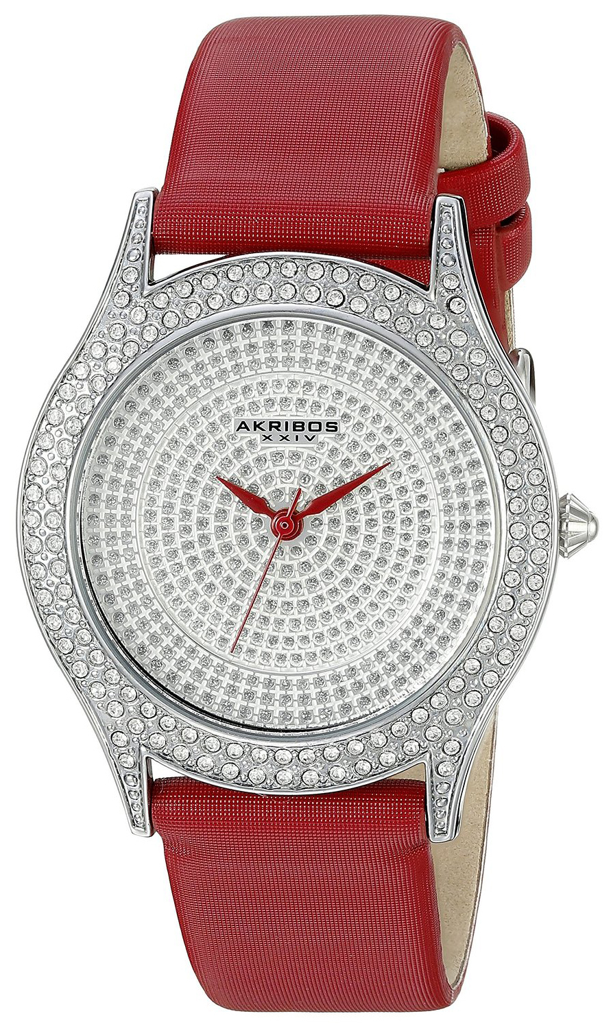 Akribos XXIV Diamond Damklocka AK896RD Silverfärgad/Satin Ø36 mm - Akribos XXIV