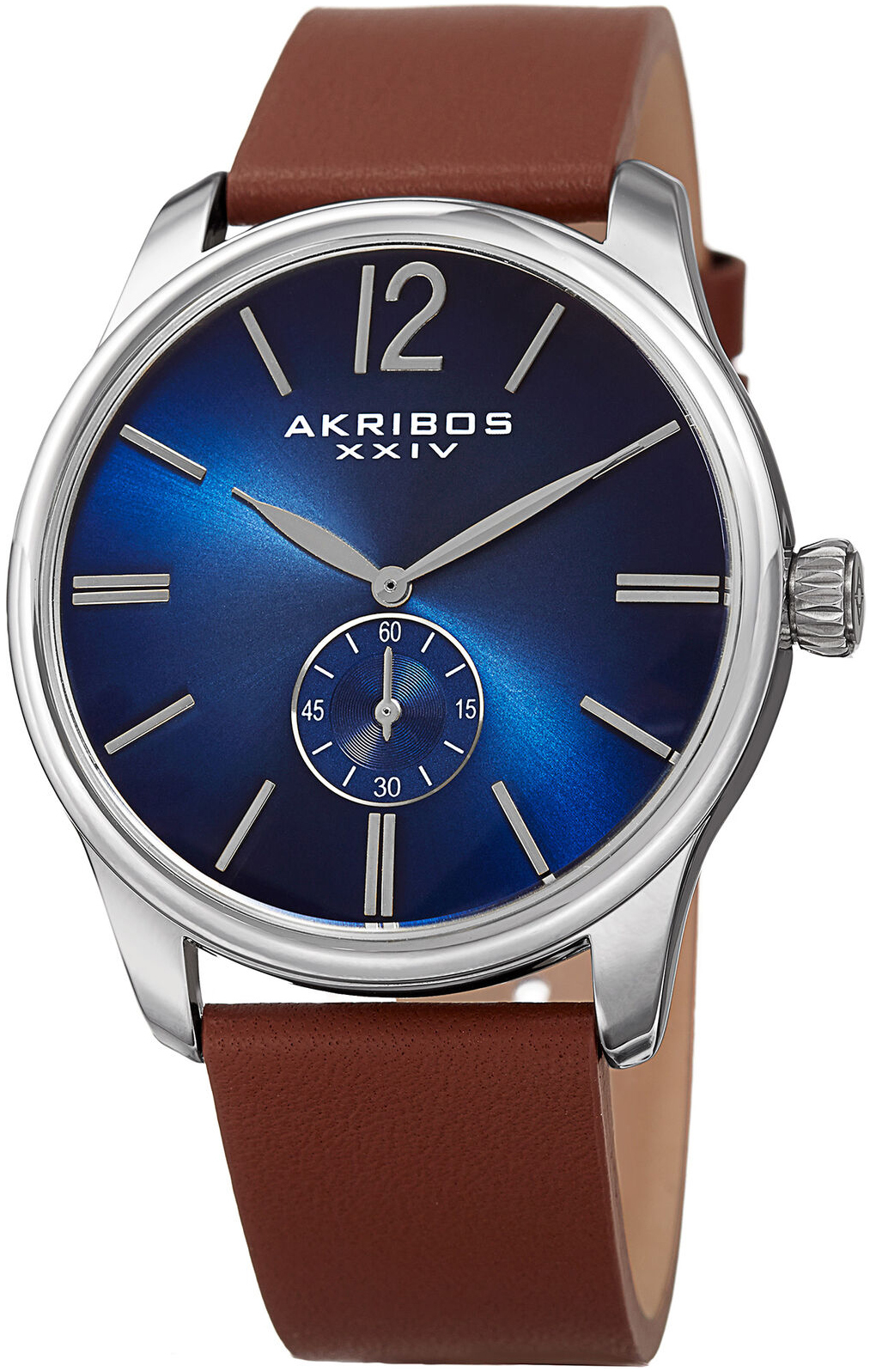 Akribos XXIV Herrklocka AK916SSBU Classic Blå/Läder Ø44 mm - Akribos XXIV