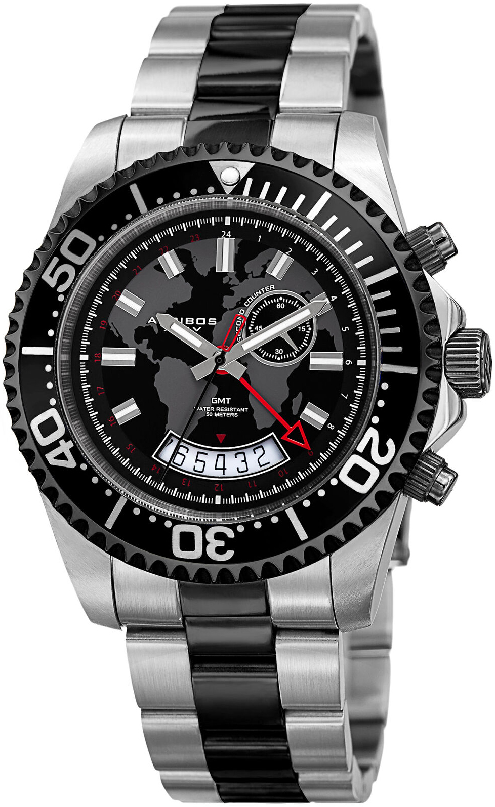 Akribos XXIV Herrklocka AK955TTB Divers Svart/Stål Ø44 mm - Akribos XXIV