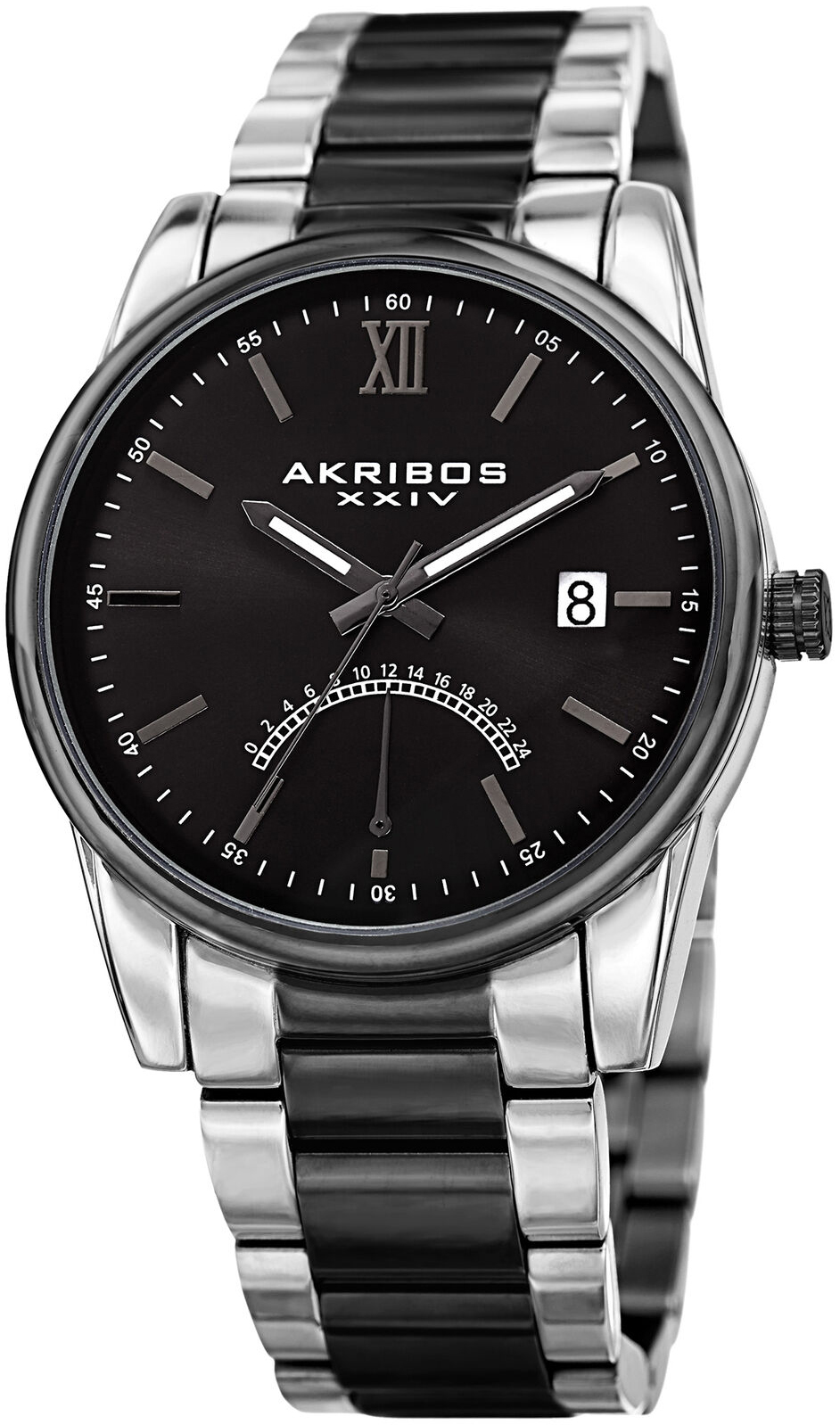 Akribos XXIV Herrklocka AK962TTB Svart/Stål Ø47 mm - Akribos XXIV