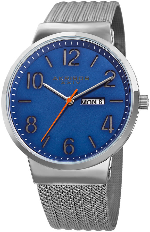 Akribos XXIV Herrklocka AK996SSBU Designer Blå/Stål Ø42 mm - Akribos XXIV