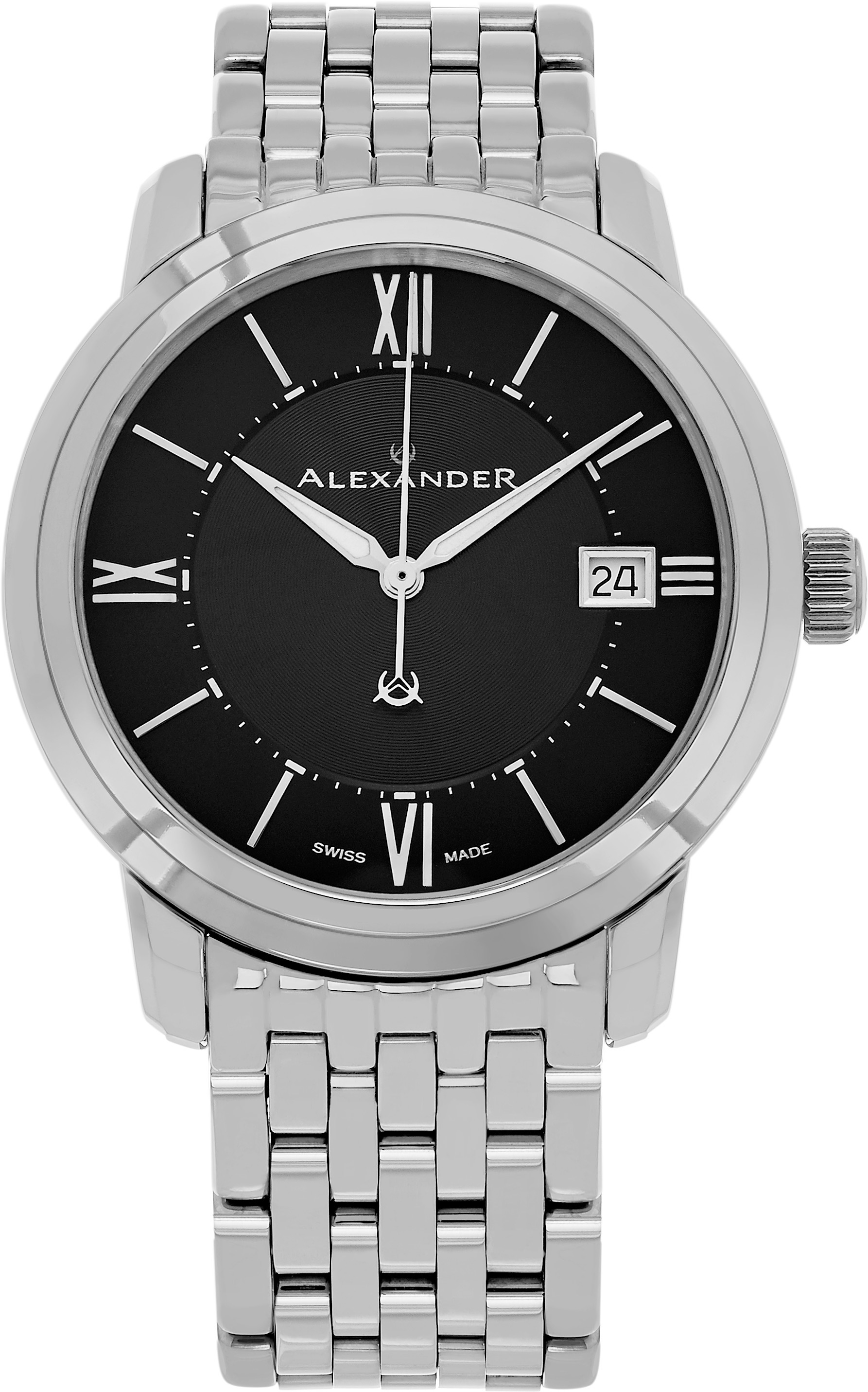 Alexander Herrklocka A111B-03 Heroic Svart/Stål Ø40 mm - Alexander