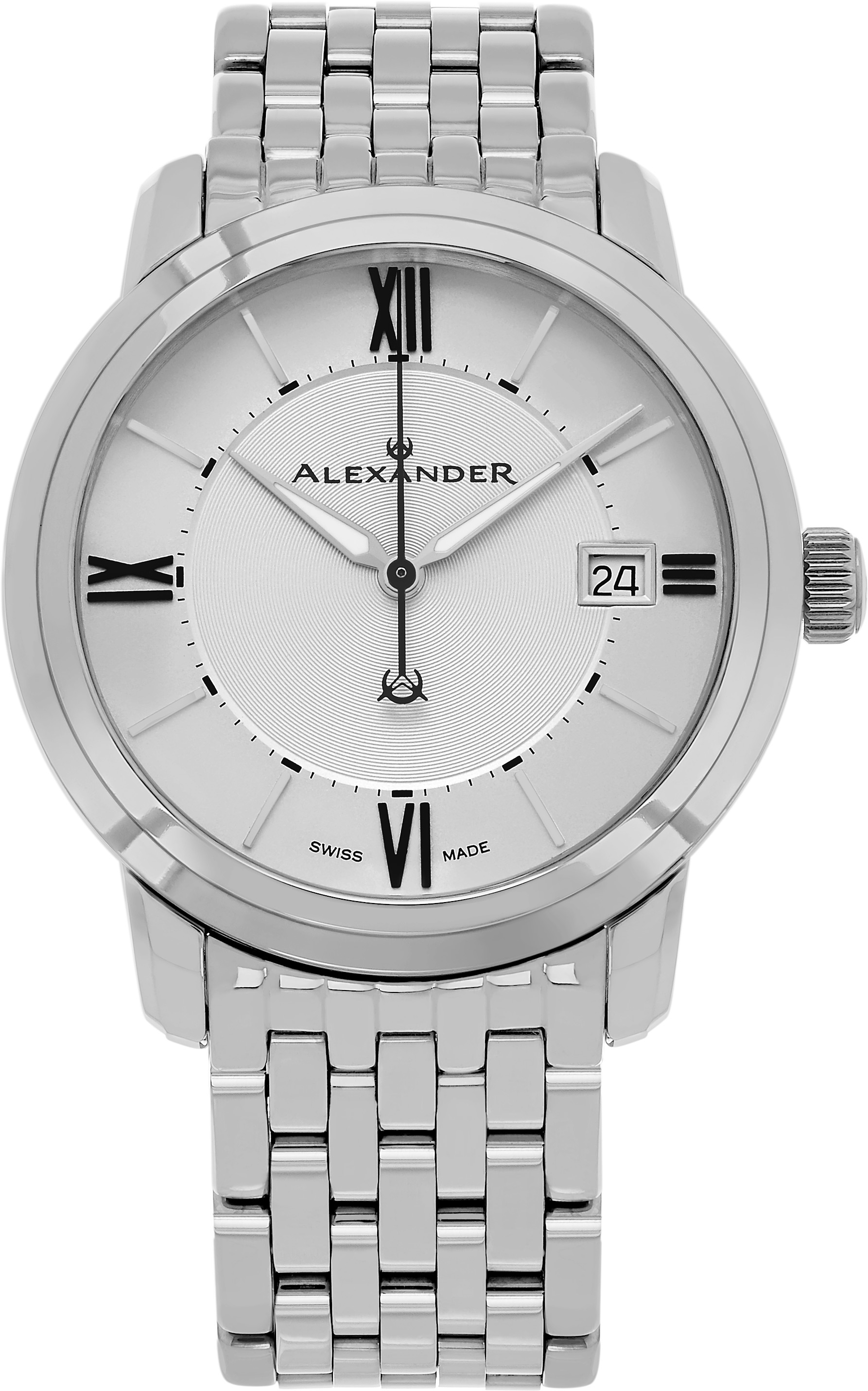 Alexander Herrklocka A111B-04 Heroic Silverfärgad/Stål Ø40 mm - Alexander