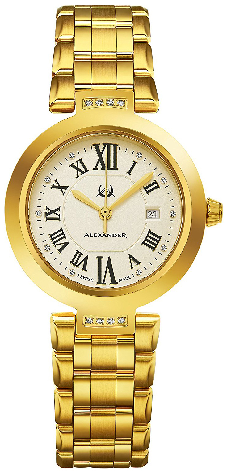 Alexander Damklocka AD203B-03 Monarch Champagnefärgad/Gulguldtonat - Alexander
