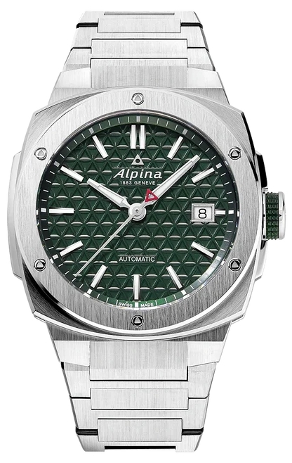 Alpina Herrklocka AL-525GR3AE6B Alpiner Extreme Grön/Stål 40x39 mm - Alpina