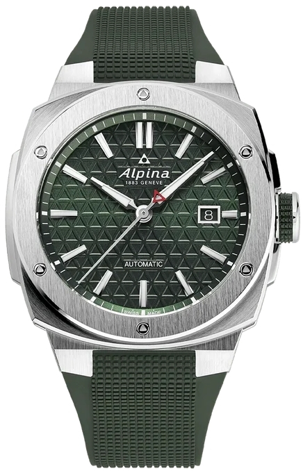 Alpina Herrklocka AL-525GR4AE6 Alpiner Extreme Grön/Gummi Ø41 mm