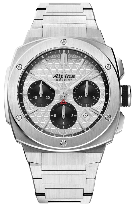 Alpina Herrklocka AL-730SB4AE6B Alpiner Extreme Silverfärgad/Stål - Alpina