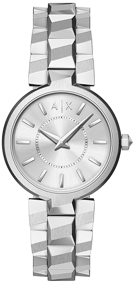 Armani Exchange Damklocka AX4405 Audora Silverf&auml;rgad/St&aring;l &Oslash;34 mm
