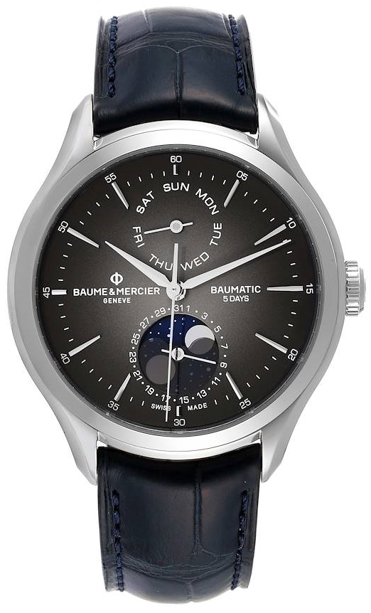Baume & Mercier Herrklocka M0A10548 Clifton Grå/Läder Ø42 mm - Baume & Mercier