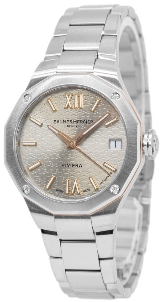 Baume & Mercier Damklocka M0A10730 Riviera Beige/Stål Ø33 mm - Baume & Mercier