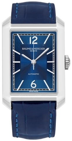 Baume & Mercier Herrklocka M0A10732 Hampton Blå/Läder - Baume & Mercier