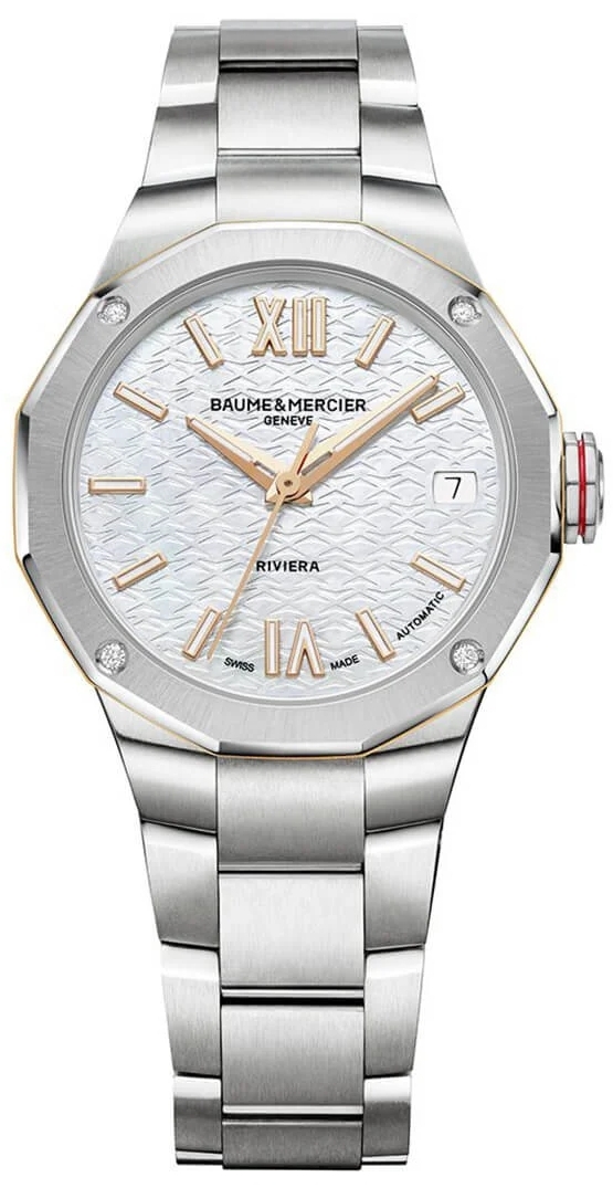 Baume & Mercier Damklocka M0A10743 Riviera Vit/Stål Ø33 mm - Baume & Mercier
