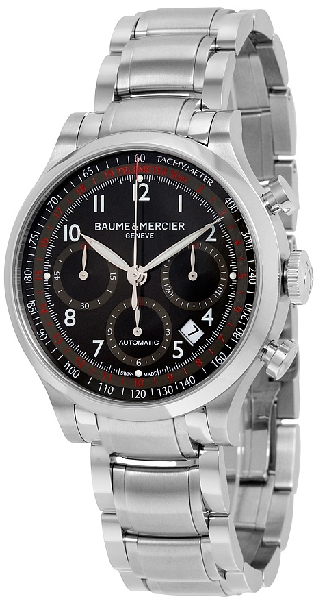 Baume & Mercier Herrklocka M0A10062 CAPELAND Svart/Stål Ø42 mm - Baume & Mercier