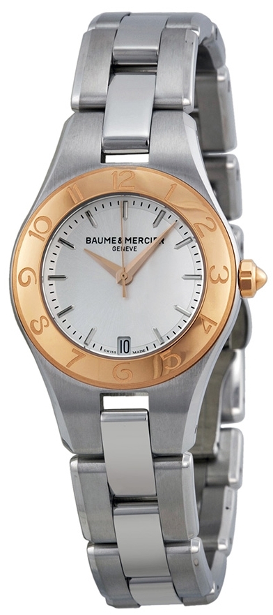 Baume & Mercier Damklocka MOA10079 LINEA Silverfärgad/Stål Ø27 - Baume & Mercier