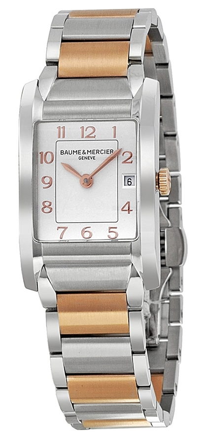 Baume & Mercier Damklocka MOA10108 HAMPTON Silverfärgad/18 karat - Baume & Mercier