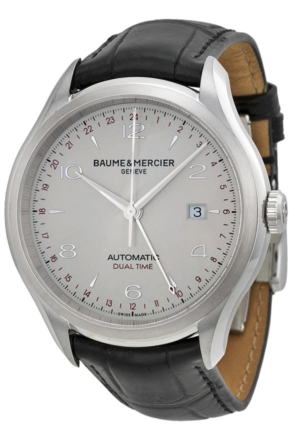 Baume & Mercier Herrklocka MOA10112 CLIFTON Silverfärgad/Läder - Baume & Mercier