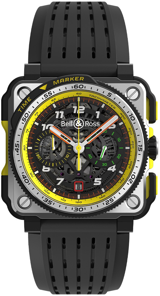 Bell & Ross Herrklocka BRX1-RS19/SRB Experimental Svart/Gummi - Bell & Ross