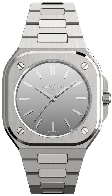Bell & Ross Herrklocka BR05A-MI-ST/SST BR 05 Silverfärgad/Stål
