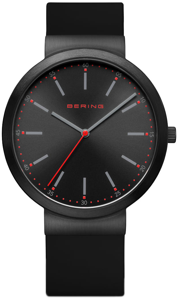 Bering Damklocka 10141-402 Classic Svart/Gummi Ø41 mm - Bering