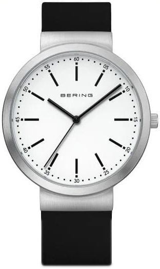 Bering Damklocka 10141-404 Classic Vit/Gummi Ø41 mm - Bering