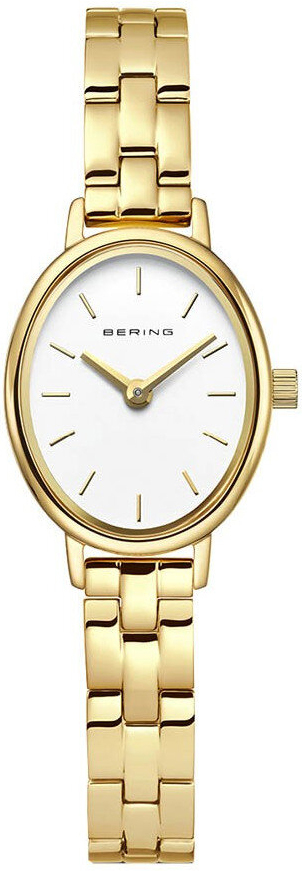 Bering Damklocka 11020-734 Classic Vit/Gulguldtonat st&aring;l &Oslash;20 mm