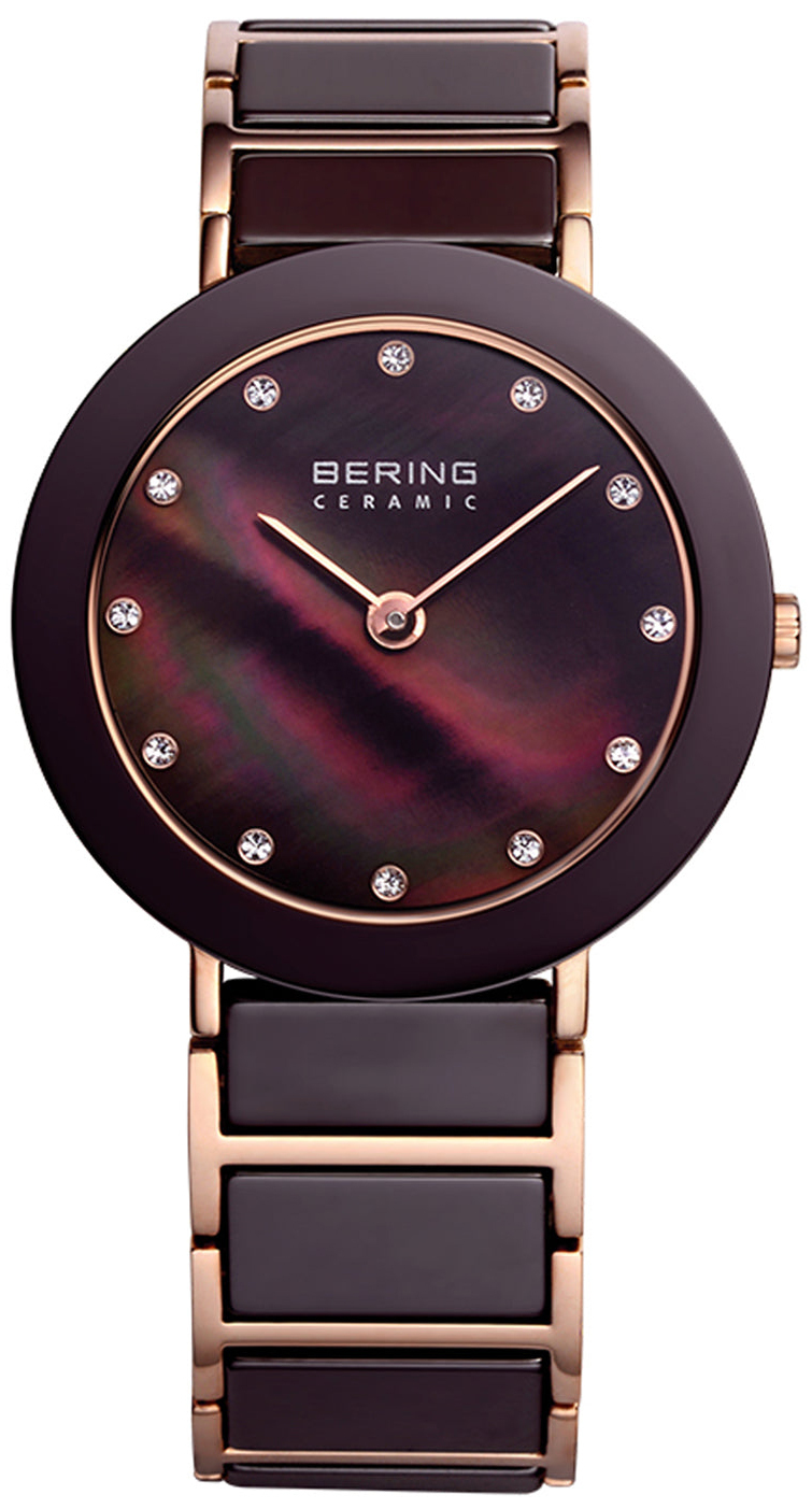 Bering Damklocka 11435-762 Ceramic Brun/Keramik Ø28 mm