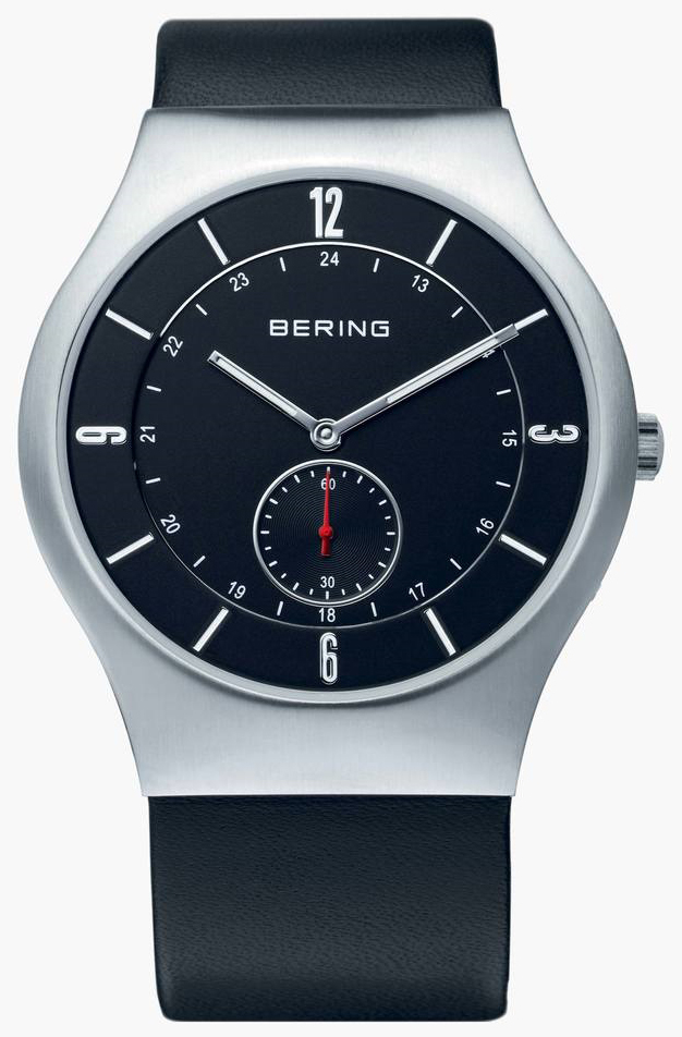Bering Herrklocka 11940-409 Classic Svart/L&auml;der &Oslash;40 mm