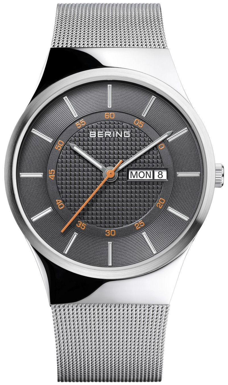 Bering Damklocka 12939-077 Classic Gr&aring;/St&aring;l &Oslash;39 mm